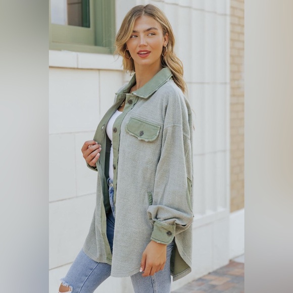 🎉LAST PIECE🎉About Free People Ruby Jacket in Jaded - Picture 10 of 11